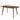 Alfredo Rectangular Dining Table Natural Walnut - What A Room