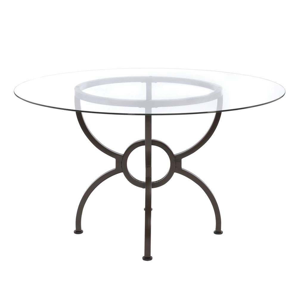 Aviano Dining Table Base Gunmetal - What A Room