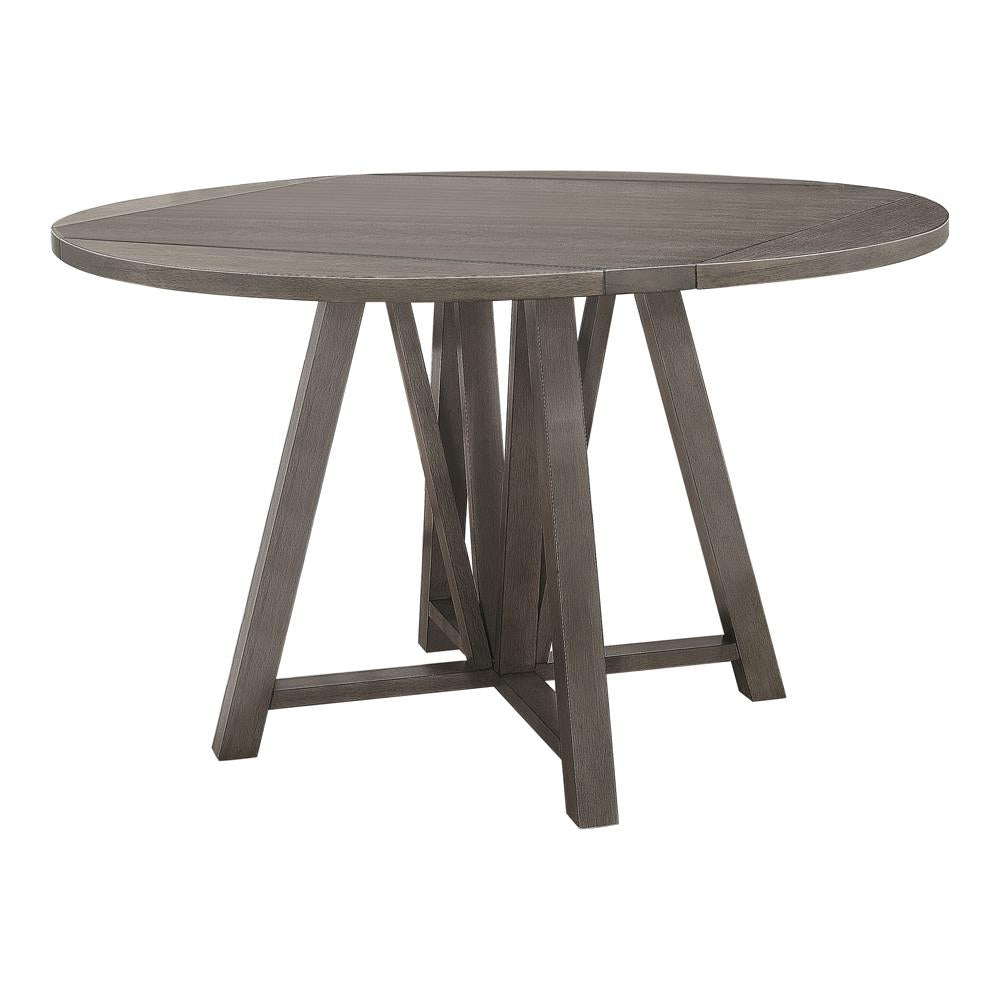 Athens Round Counter Height Table with Drop Leaf Barn Grey - What A Room