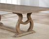 Brockway Cove Trestle Dining Table Barley Brown - What A Room