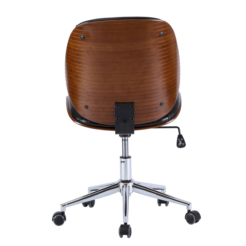 Shaun KD PU Bamboo Office Chair - What A Room