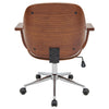 Samuel KD Fabric Bamboo Office Chair w/ Armrest - What A Room