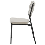 Leander KD Fabric/ PU Dining Side Chair - What A Room