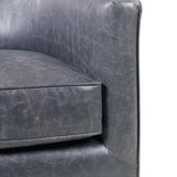 Harrod PU Accent Arm Chair Gold Legs - What A Room