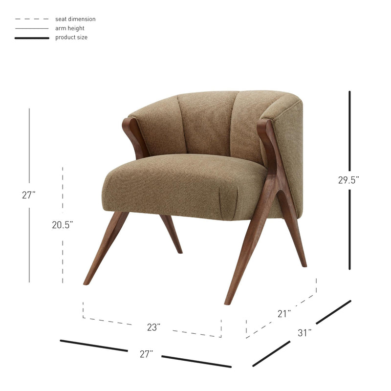 Florence Fabric Accent Chair - What A Room