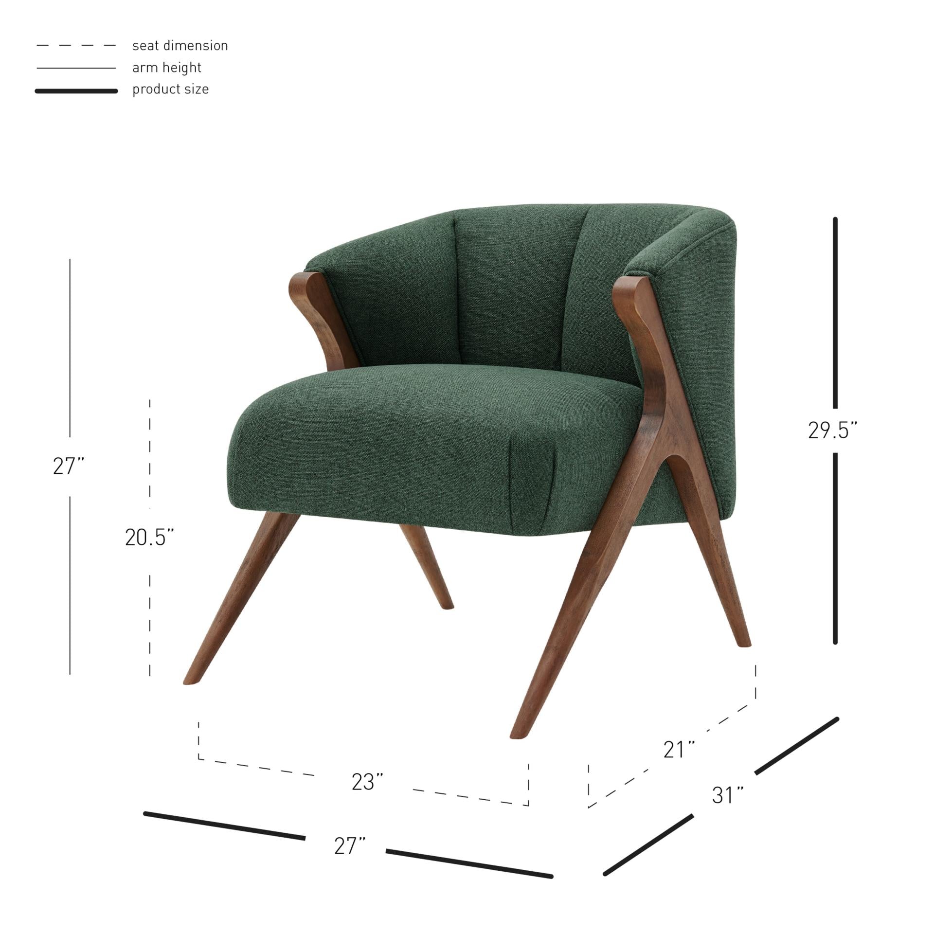 Florence Fabric Accent Chair - What A Room