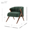 Florence Fabric Accent Chair - What A Room