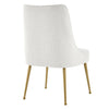 Cedric  Fabric Dining Side Chair Gold Legs - What A Room