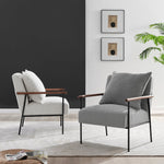 Quinton Fabric Accent Arm Chair - What A Room