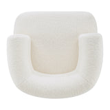 Zerline  Faux Shearling Fabric Accent Chair - What A Room