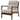 Anton KD Accent Arm Chair Dark Walnut Frame - What A Room