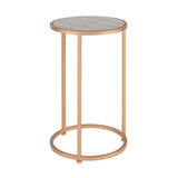 Anza Faux Shagreen Nesting Side/ End Table Set of 2 - What A Room