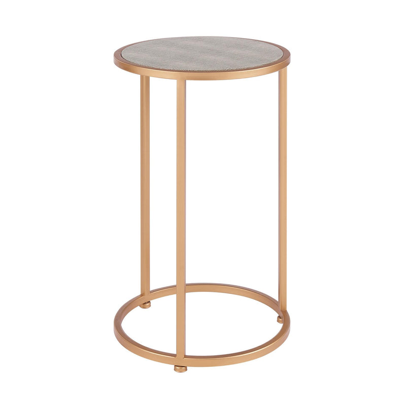 Anza Faux Shagreen Nesting Side/ End Table Set of 2 - What A Room