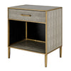 Arista Faux Shagreen Side/ End Table - What A Room
