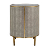 Loretta Faux Shagreen Side/ End Table - What A Room