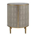 Loretta Faux Shagreen Side/ End Table - What A Room