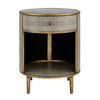 Loretta Faux Shagreen Side/ End Table - What A Room