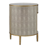 Loretta Faux Shagreen Side/ End Table - What A Room