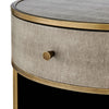 Loretta Faux Shagreen Side/ End Table - What A Room
