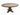 Florence Round Pedestal Dining Table Rustic Smoke - What A Room