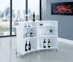 3-tier Bar Unit Glossy White - What A Room