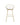 Padded Seat Bar Stools White and Matte Brass (Set of 2) - What A Room