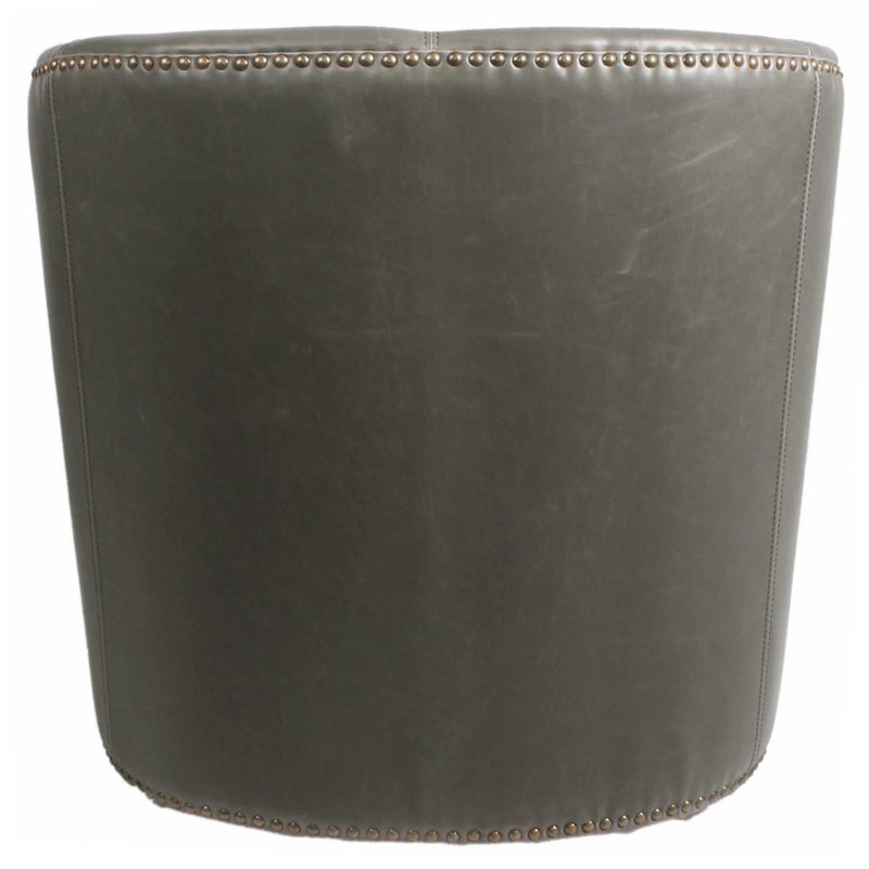 Ernest Bonded Leather Swivel Accent Arm Chair - What A Room