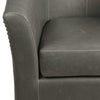 Ernest Bonded Leather Swivel Accent Arm Chair - What A Room