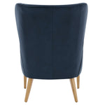 Bjorn KD Top Grain Leather Accent Chair - What A Room