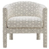 Jennifer Fabric Accent Arm Chair, Geo Diamond - What A Room