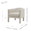 Jennifer Fabric Accent Arm Chair, Geo Diamond - What A Room