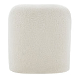 Zella Faux Shearling Fabric Accent Arm Chair - What A Room