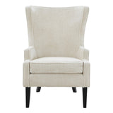Clementine KD Fabric Wing Accent Arm Chair - What A Room
