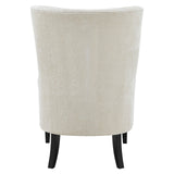 Clementine KD Fabric Wing Accent Arm Chair - What A Room