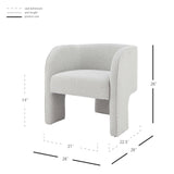 Matteo Fabric Accent Arm Chair - What A Room