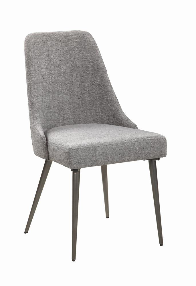 Levitt Upholstered Dining Chairs Grey (Set of 2) - What A Room