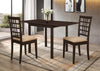 Kelso 3-piece Drop Leaf Dining Set Cappuccino and Tan - What A Room