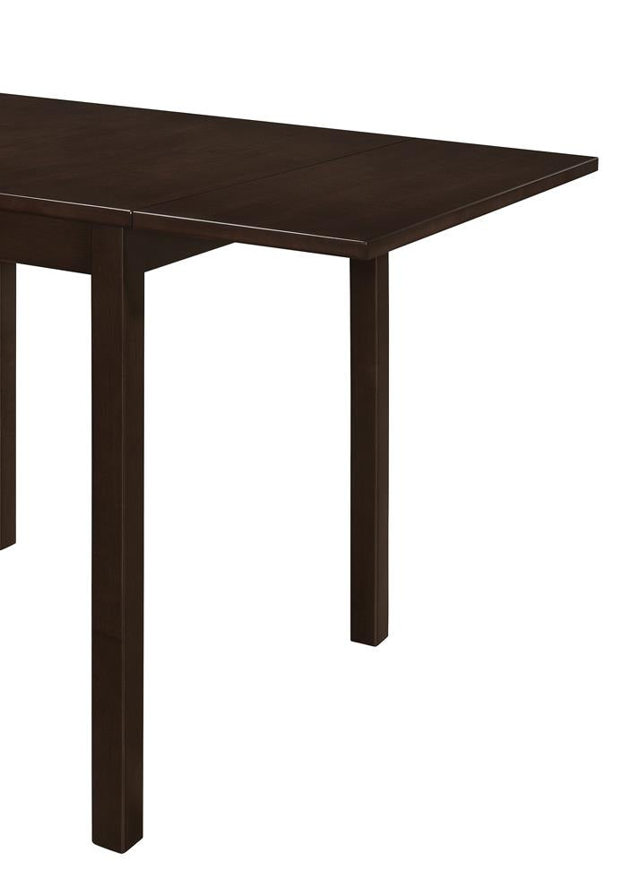 Kelso Rectangular Dining Table with Drop Leaf Cappuccino - What A Room