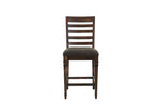 Delphine Ladder Back Counter Height Chairs Brown (Set of 2) - What A Room