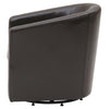 Hayden SWIVEL Bonded Leather Accent Arm Chair - What A Room