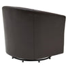 Hayden SWIVEL Bonded Leather Accent Arm Chair - What A Room