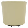 Hayden SWIVEL Bonded Leather Accent Arm Chair - What A Room