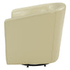 Hayden SWIVEL Bonded Leather Accent Arm Chair - What A Room