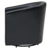 Hayden SWIVEL Bonded Leather Accent Arm Chair - What A Room