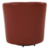 Hayden SWIVEL Bonded Leather Accent Arm Chair - What A Room