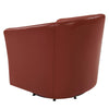 Hayden SWIVEL Bonded Leather Accent Arm Chair - What A Room