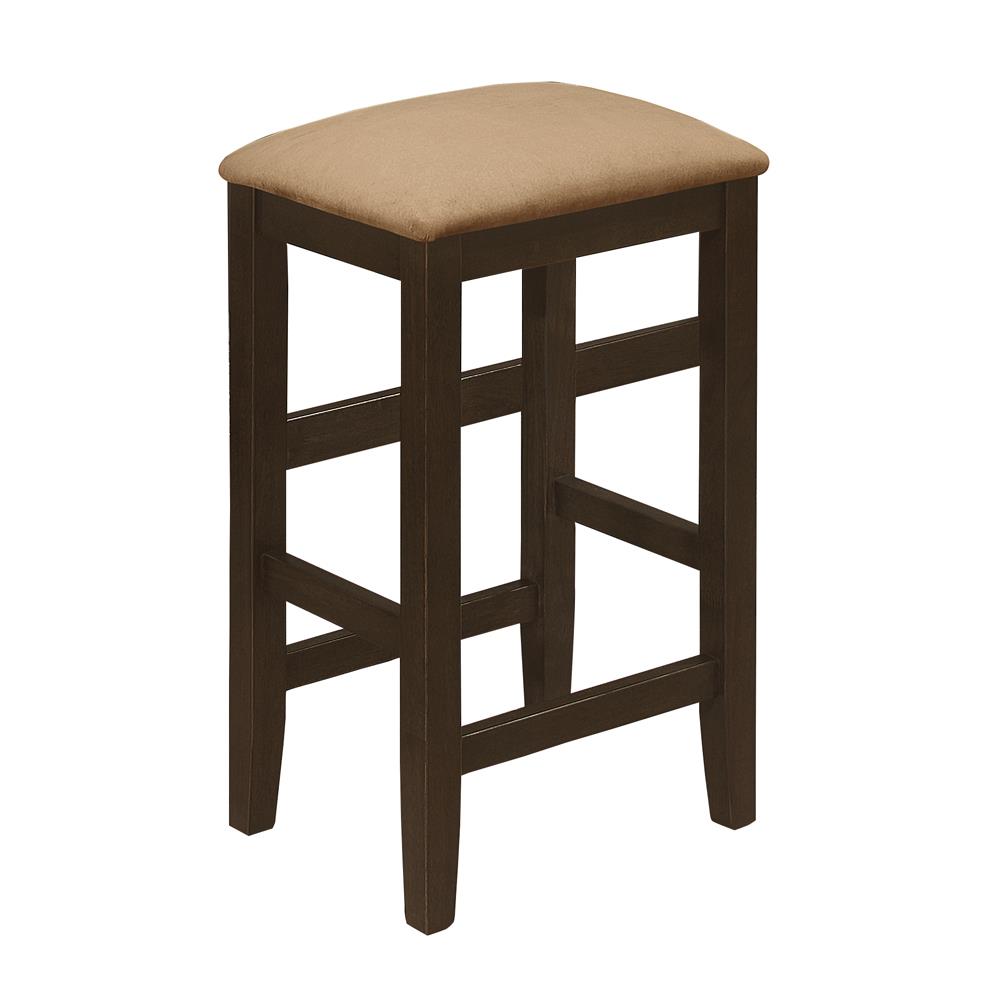Carmina Counter Height Stools Cappuccino (Set of 4) - What A Room