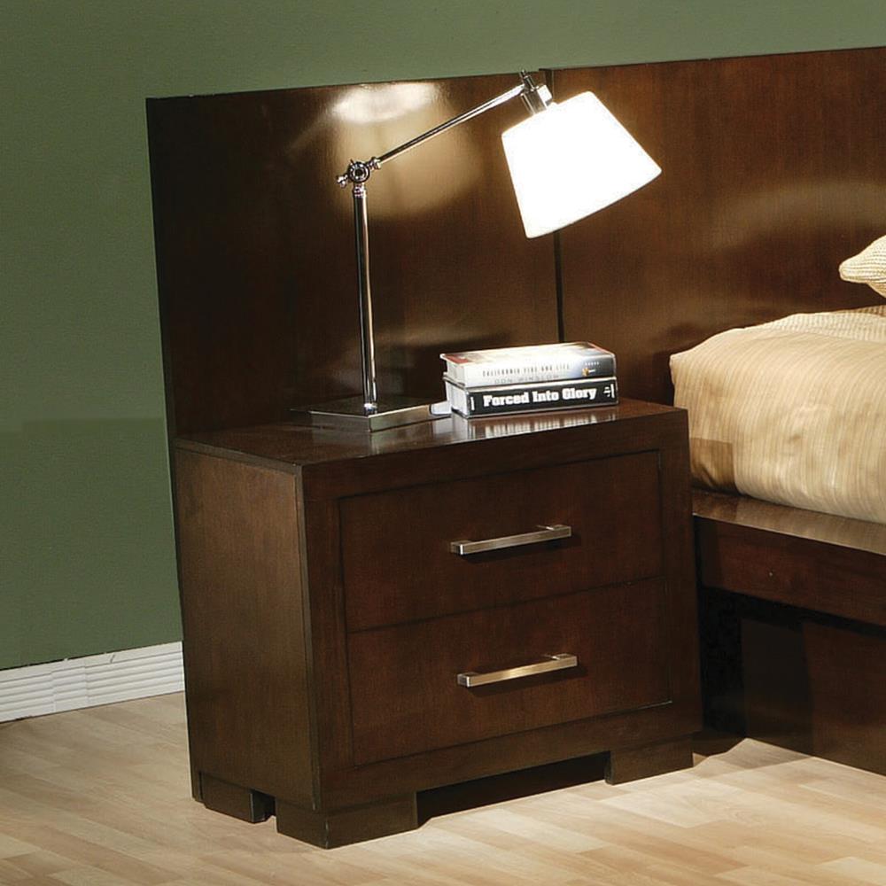 Jessica 2-drawer Nightstand Cappuccino - What A Room