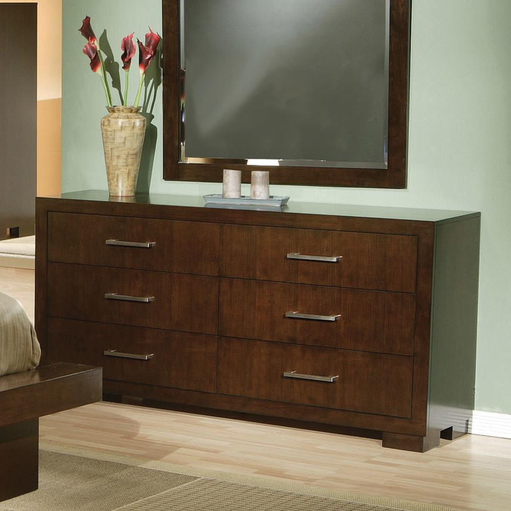 Jessica 6-drawer Dresser Cappuccino - What A Room
