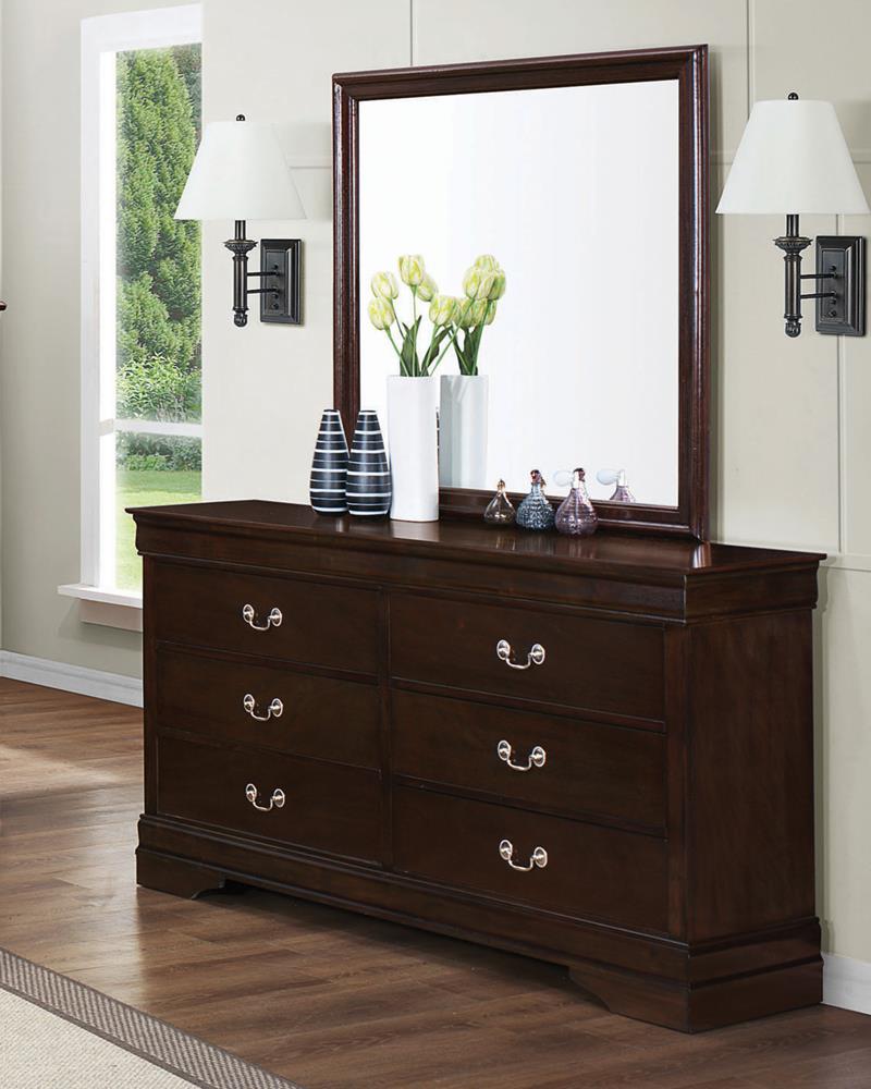 Louis Philippe 6-drawer Dresser Cappuccino - What A Room